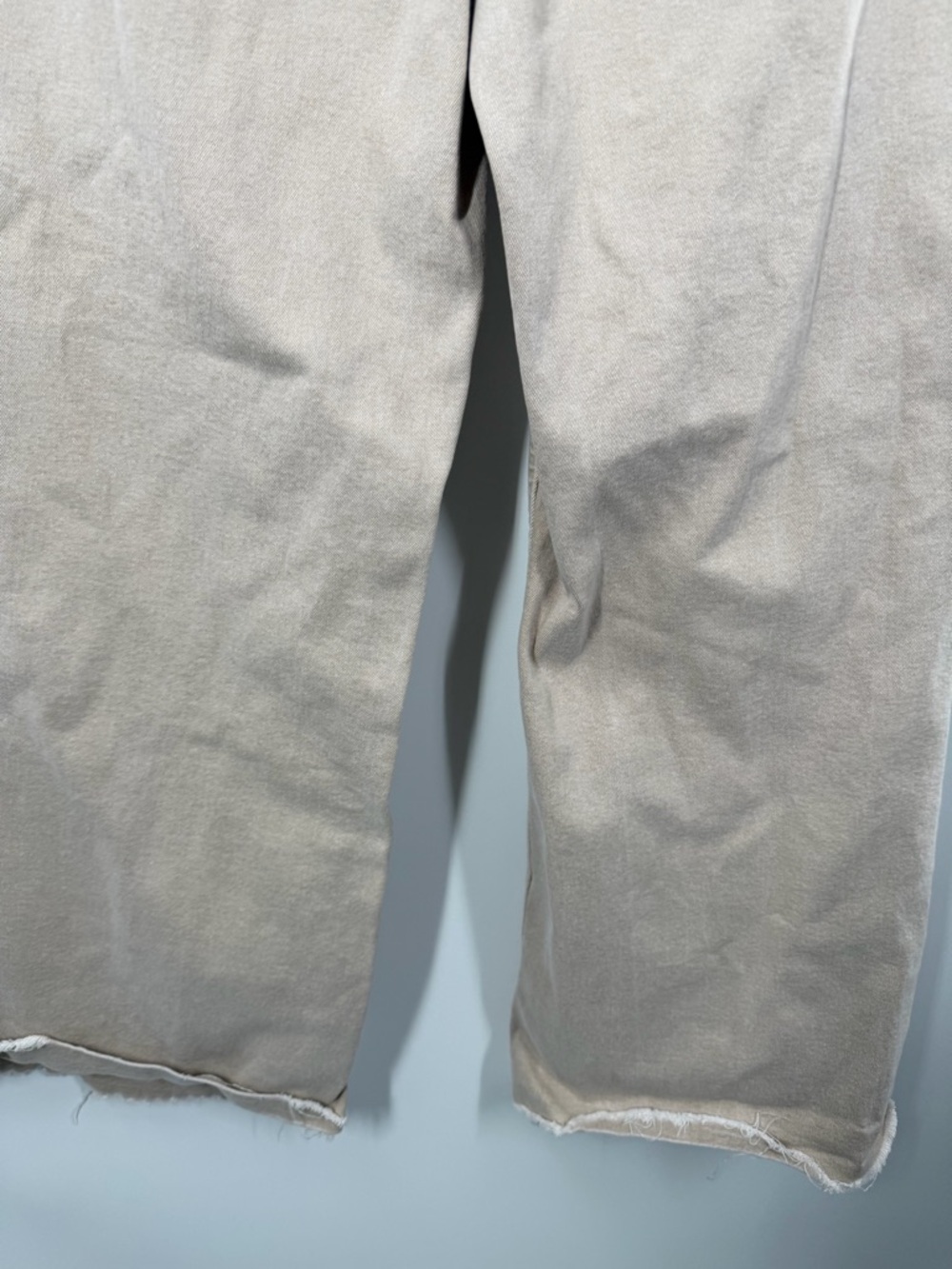 Mango MNG Catherin High Rise Culotte Jeans Khaki - Picture 10 of 11